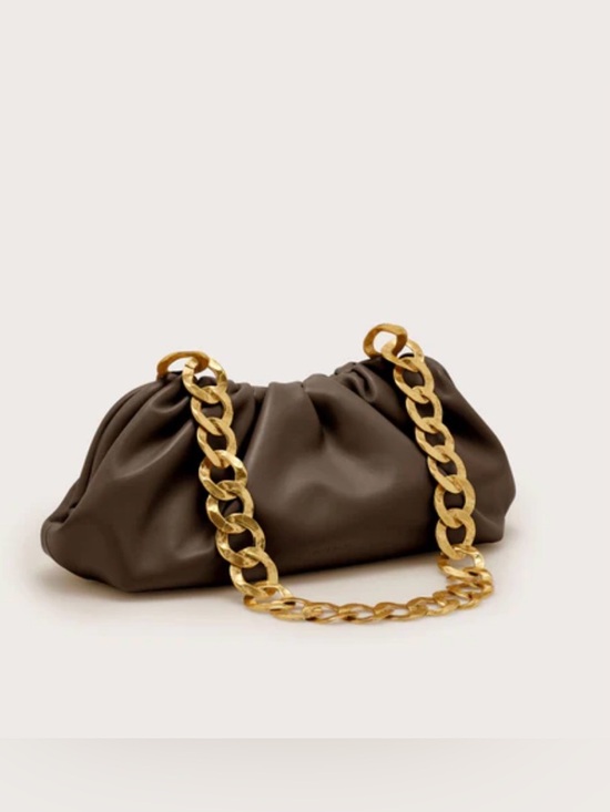 cult gaia Handbags - Cult Gaia Dulce Shoulder Bag Luwak Brown MSRP $598 NEW NWT